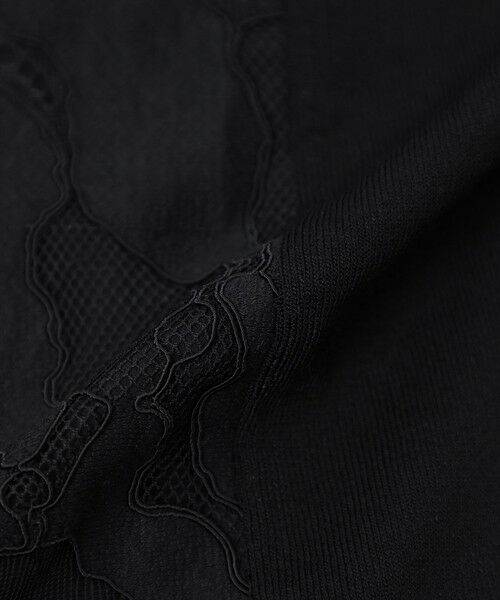 Paul Stuart / ポール・スチュアート ニット・セーター | 【ウォッシャブル】フラワーコードレース　プルオーバー | 詳細10