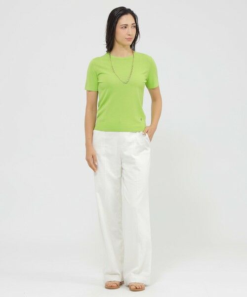 Paul Stuart / ポール・スチュアート ニット・セーター | 【Precious掲載】【ウォッシャブル/接触冷感】MOFニットＴシャツ | 詳細7