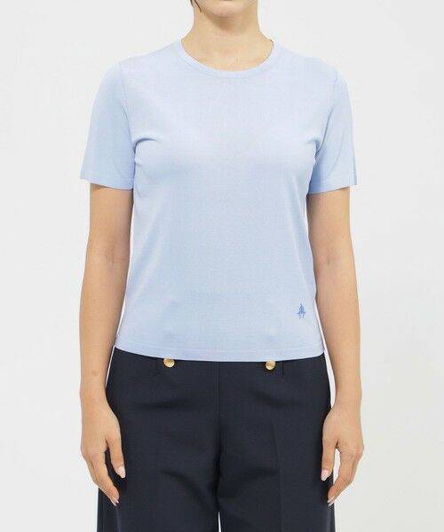 Paul Stuart / ポール・スチュアート ニット・セーター | 【Precious掲載】【ウォッシャブル/接触冷感】MOFニットＴシャツ | 詳細8