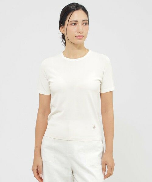 Paul Stuart / ポール・スチュアート ニット・セーター | 【Precious掲載】【ウォッシャブル/接触冷感】MOFニットＴシャツ | 詳細18