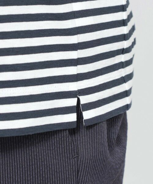 Paul Stuart / ポール・スチュアート カットソー | 【WEB・一部店舗限定/ウォッシャブル】天竺ボーダー　プルオーバー | 詳細6