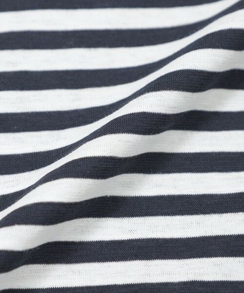 Paul Stuart / ポール・スチュアート カットソー | 【WEB・一部店舗限定/ウォッシャブル】天竺ボーダー　プルオーバー | 詳細7