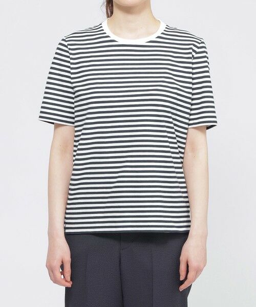 Paul Stuart / ポール・スチュアート カットソー | 【WEB・一部店舗限定/ウォッシャブル】天竺ボーダー　プルオーバー | 詳細2