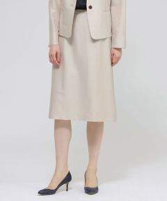 ウォッシャブル】バックジョーゼットサテン スカート(スカート