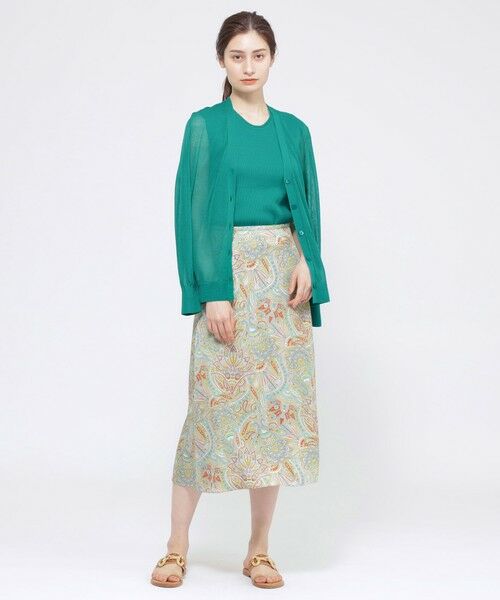 Paul Stuart / ポール・スチュアート スカート | 【ウォッシャブル】サラサペイズリー　スカート | 詳細3