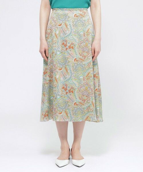 Paul Stuart / ポール・スチュアート スカート | 【ウォッシャブル】サラサペイズリー　スカート | 詳細4