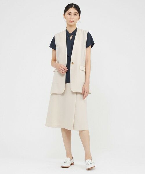 Paul Stuart / ポール・スチュアート スカート | 【ウォッシャブル/接触冷感/UV対策/吸水速乾】2wayストレッチカラミ　スカート | 詳細7