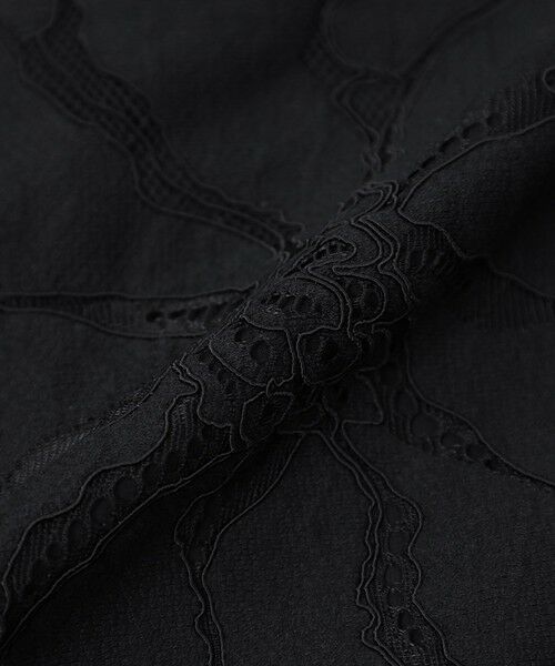 Paul Stuart / ポール・スチュアート スカート | 【ウォッシャブル】フラワーコードレース　スカート | 詳細10