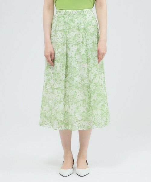 Paul Stuart / ポール・スチュアート スカート | 【ウォッシャブル】ブラッシュフラワー　スカート | 詳細4