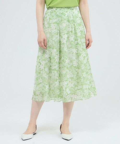 Paul Stuart / ポール・スチュアート スカート | 【ウォッシャブル】ブラッシュフラワー　スカート | 詳細10