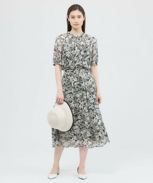 Paul Stuart / ポール・スチュアート スカート | 【ウォッシャブル】ブラッシュフラワー　スカート | 詳細2