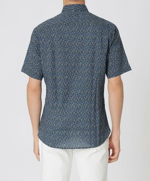 Paul Stuart / ポール・スチュアート シャツ・ブラウス | ミニフラワープリント ミラクルウェーブ半袖シャツ | 詳細5