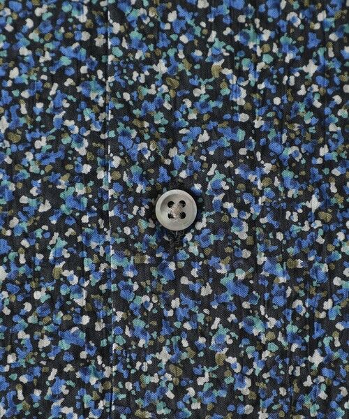 Paul Stuart / ポール・スチュアート シャツ・ブラウス | ミニフラワープリント ミラクルウェーブ半袖シャツ | 詳細9