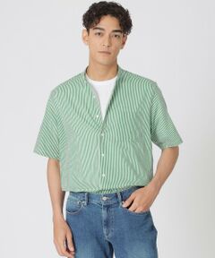 Paul Stuart / ポール・スチュアート シャツ・ブラウス | ロンストプリント　ミラクルウェーブ半袖シャツ