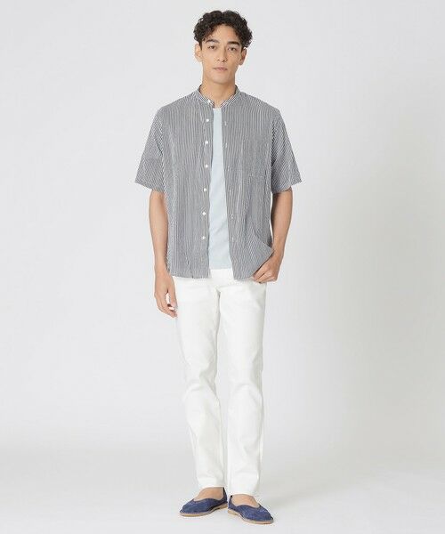 Paul Stuart / ポール・スチュアート シャツ・ブラウス | ロンストプリント　ミラクルウェーブ半袖シャツ | 詳細3