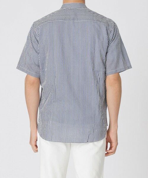 Paul Stuart / ポール・スチュアート シャツ・ブラウス | ロンストプリント　ミラクルウェーブ半袖シャツ | 詳細11