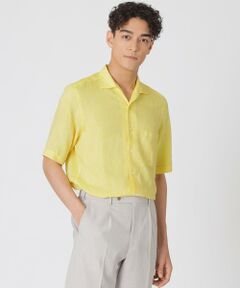 Paul Stuart / ポール・スチュアート シャツ・ブラウス | 先染めフレンチリネンシャンブレー半袖シャツ