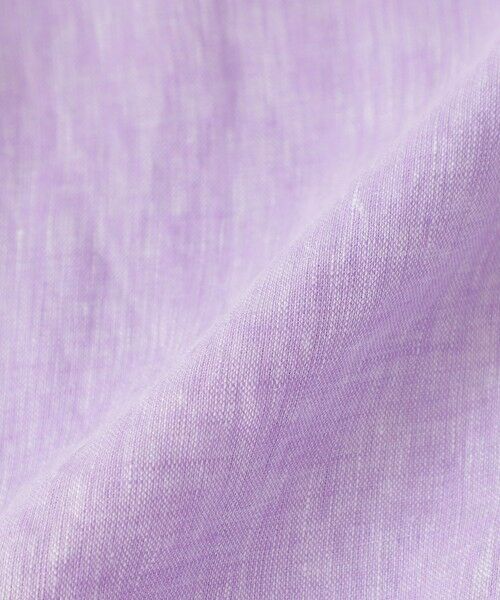 Paul Stuart / ポール・スチュアート シャツ・ブラウス | 先染めフレンチリネンシャンブレー半袖シャツ | 詳細15