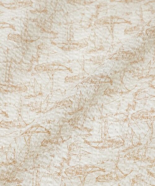 Paul Stuart / ポール・スチュアート シャツ・ブラウス | ヨットデッサンプリント 半袖シャツ | 詳細10