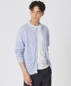 Paul Stuart / ポール・スチュアート ニット・セーター | リネンオープンニットポロカーディガン