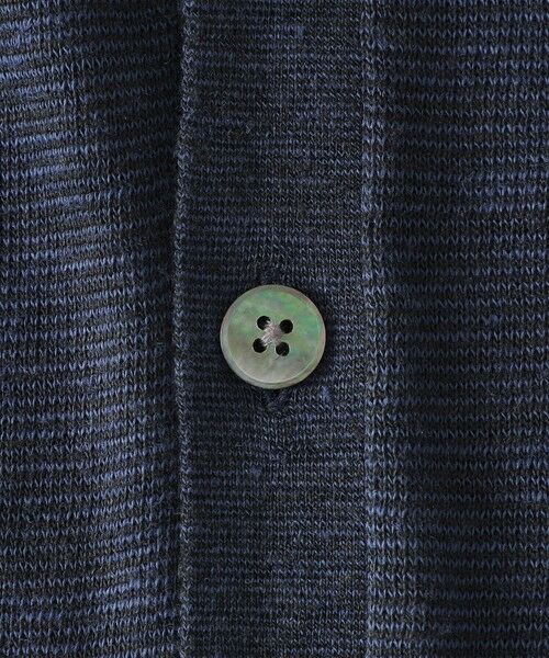 Paul Stuart / ポール・スチュアート ニット・セーター | リネンオープンニットポロカーディガン | 詳細8