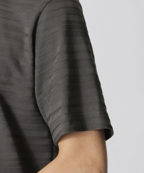Paul Stuart / ポール・スチュアート カットソー | リンクスシャドーボーダーTシャツ（半袖） | 詳細6