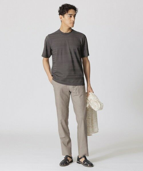 Paul Stuart / ポール・スチュアート カットソー | リンクスシャドーボーダーTシャツ（半袖） | 詳細2