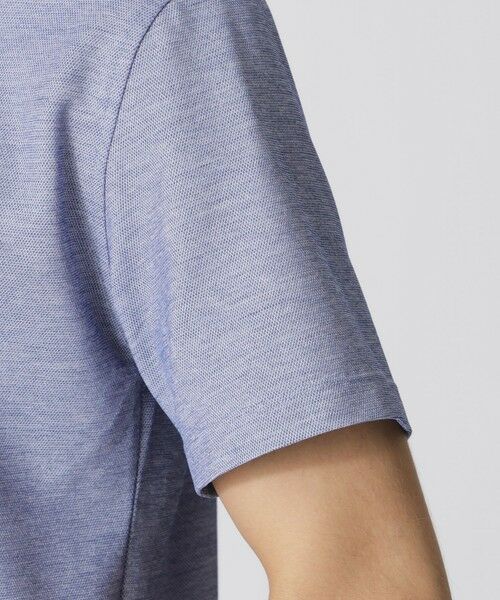 Paul Stuart / ポール・スチュアート カットソー | 【クールビズ/防シワ/吸水速乾】パリネ鹿の子ポロシャツ | 詳細8