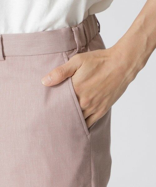 Paul Stuart / ポール・スチュアート パンツ | リネンブレンド　シャークスキンイージーパンツ | 詳細7