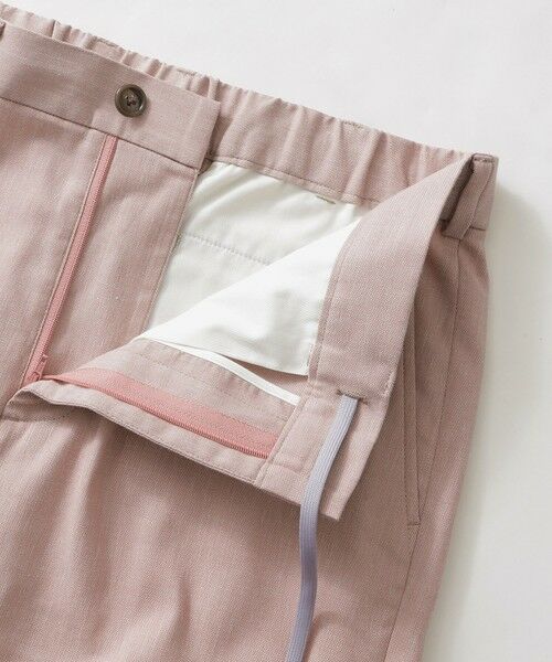 Paul Stuart / ポール・スチュアート パンツ | リネンブレンド　シャークスキンイージーパンツ | 詳細9