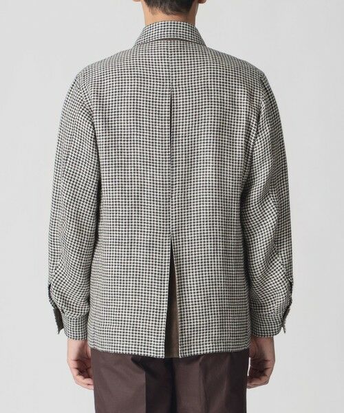 Paul Stuart / ポール・スチュアート ブルゾン | 【数量限定】「COLLECTION LINE」千鳥柄チョアジャケット | 詳細4