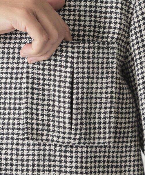 Paul Stuart / ポール・スチュアート ブルゾン | 【数量限定】「COLLECTION LINE」千鳥柄チョアジャケット | 詳細7