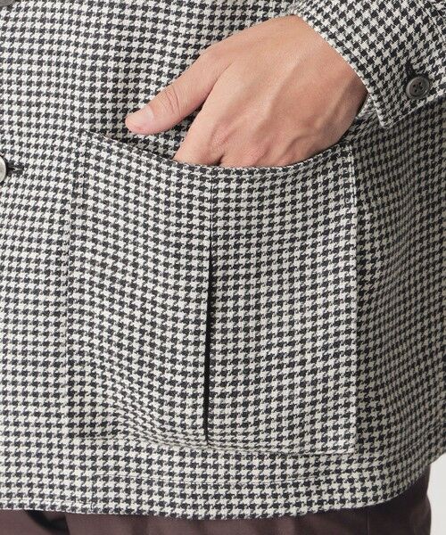 Paul Stuart / ポール・スチュアート ブルゾン | 【数量限定】「COLLECTION LINE」千鳥柄チョアジャケット | 詳細9