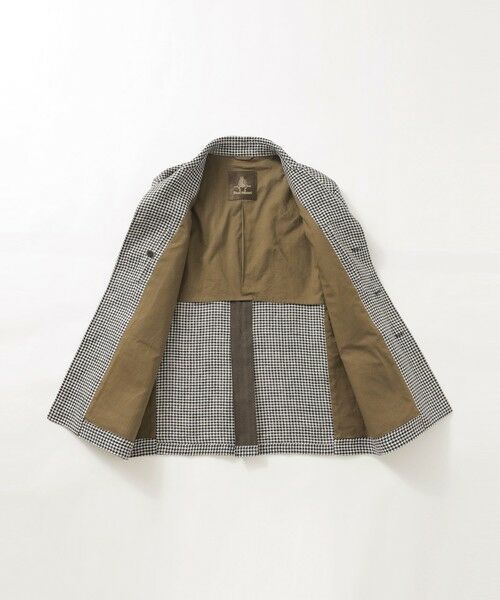 Paul Stuart / ポール・スチュアート ブルゾン | 【数量限定】「COLLECTION LINE」千鳥柄チョアジャケット | 詳細11