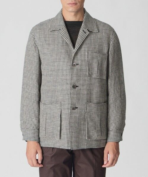 Paul Stuart / ポール・スチュアート ブルゾン | 【数量限定】「COLLECTION LINE」千鳥柄チョアジャケット | 詳細2