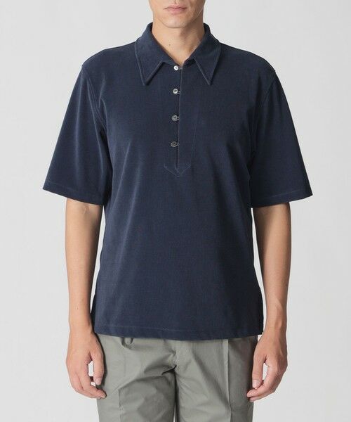 Paul Stuart / ポール・スチュアート シャツ・ブラウス | 【COLLECTION LINE】スキッパープルオーバーパイルシャツ | 詳細4