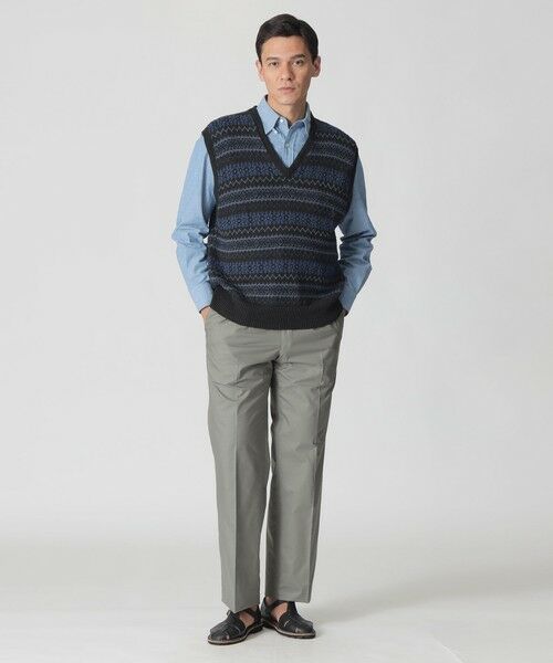 Paul Stuart / ポール・スチュアート ニット・セーター | 【数量限定】フェアアイル柄ニットベスト | 詳細1