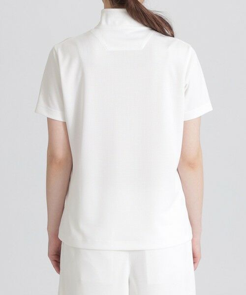 Paul Stuart / ポール・スチュアート カットソー | 【GOLF】メッシュハーフジップ半袖Ｔシャツ | 詳細7