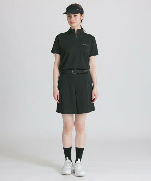 Paul Stuart / ポール・スチュアート カットソー | 【GOLF】メッシュハーフジップ半袖Ｔシャツ | 詳細2