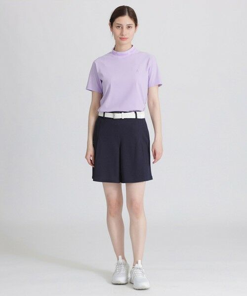 Paul Stuart / ポール・スチュアート カットソー | 【GOLF】半袖モックネックＴシャツ | 詳細4