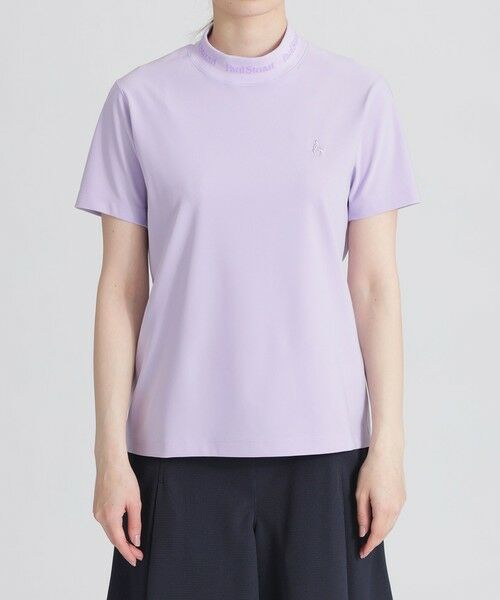 Paul Stuart / ポール・スチュアート カットソー | 【GOLF】半袖モックネックＴシャツ | 詳細5