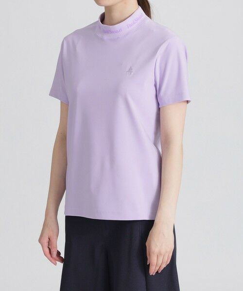 Paul Stuart / ポール・スチュアート カットソー | 【GOLF】半袖モックネックＴシャツ | 詳細6