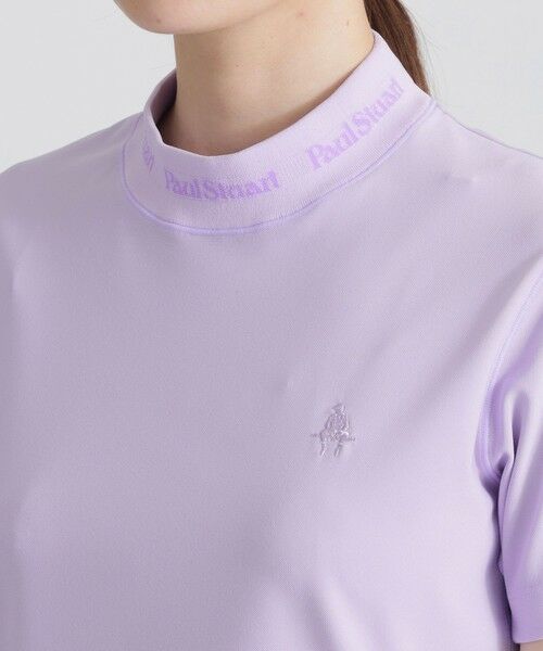 Paul Stuart / ポール・スチュアート カットソー | 【GOLF】半袖モックネックＴシャツ | 詳細8