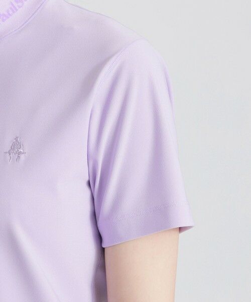 Paul Stuart / ポール・スチュアート カットソー | 【GOLF】半袖モックネックＴシャツ | 詳細9