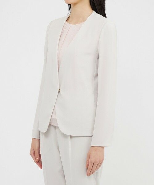 Paul Stuart / ポール・スチュアート その他アウター | 【ウォッシャブル】ライトジョーゼット　ジャケット | 詳細5