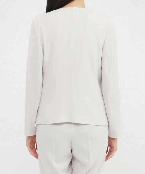 Paul Stuart / ポール・スチュアート その他アウター | 【ウォッシャブル】ライトジョーゼット　ジャケット | 詳細6