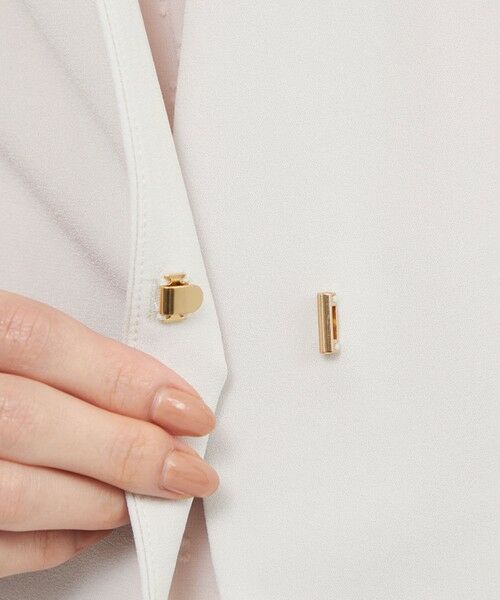 Paul Stuart / ポール・スチュアート その他アウター | 【ウォッシャブル】ライトジョーゼット　ジャケット | 詳細8