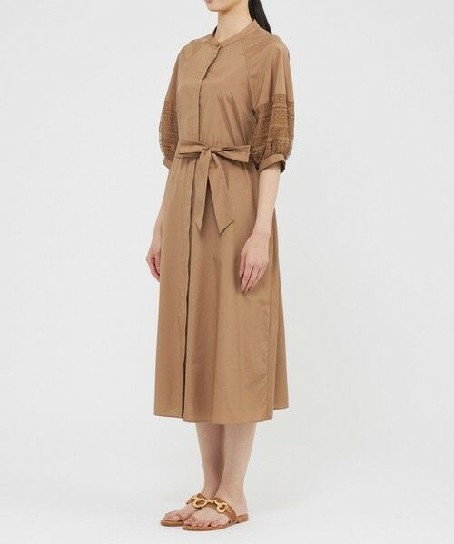 Paul Stuart / ポール・スチュアート ロング・マキシ丈ワンピース | ナチュラルローン　ワンピース | 詳細4