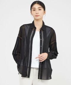 Paul Stuart / ポール・スチュアート シャツ・ブラウス | 【ウォッシャブル】コットンボイル　ブラウス