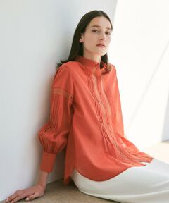 Paul Stuart / ポール・スチュアート シャツ・ブラウス | 【ウォッシャブル】コットンボイル　ブラウス